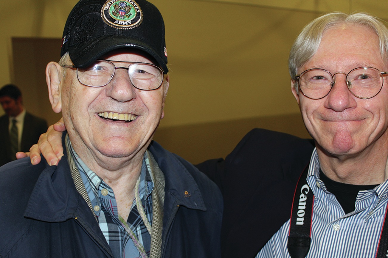 North Coast News: Arnold Samuels, left, and John Hughes will be signing copies of the book “Washington Remembers World War II.”