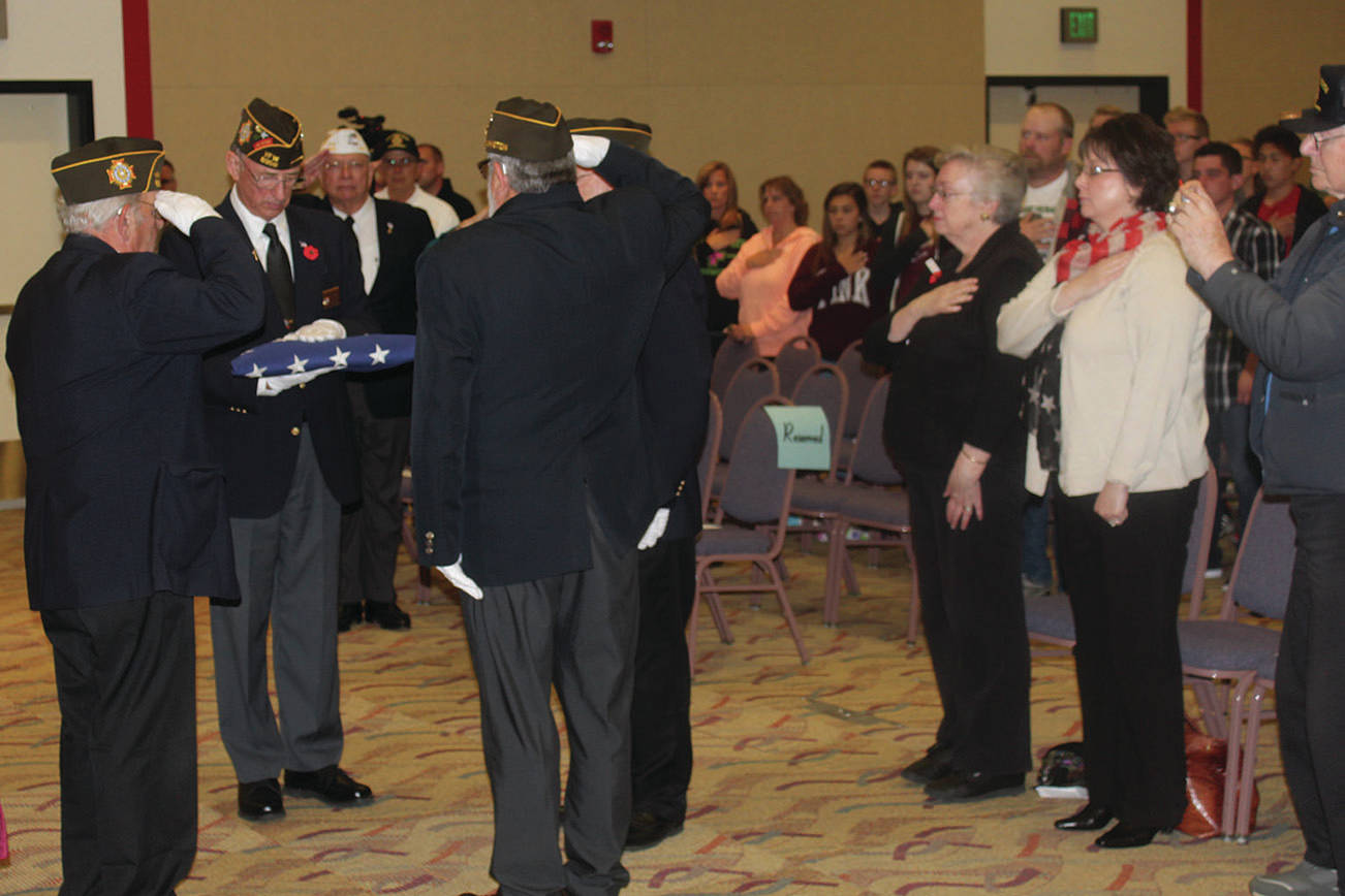 North Coast News: The Ocean Shores/North Beach VFW Post 8956 participate in the Flag folding ceremony at the 2016 Grays Harbor Expo over Memorial Day weekend at the Ocean Shores Convention Center.