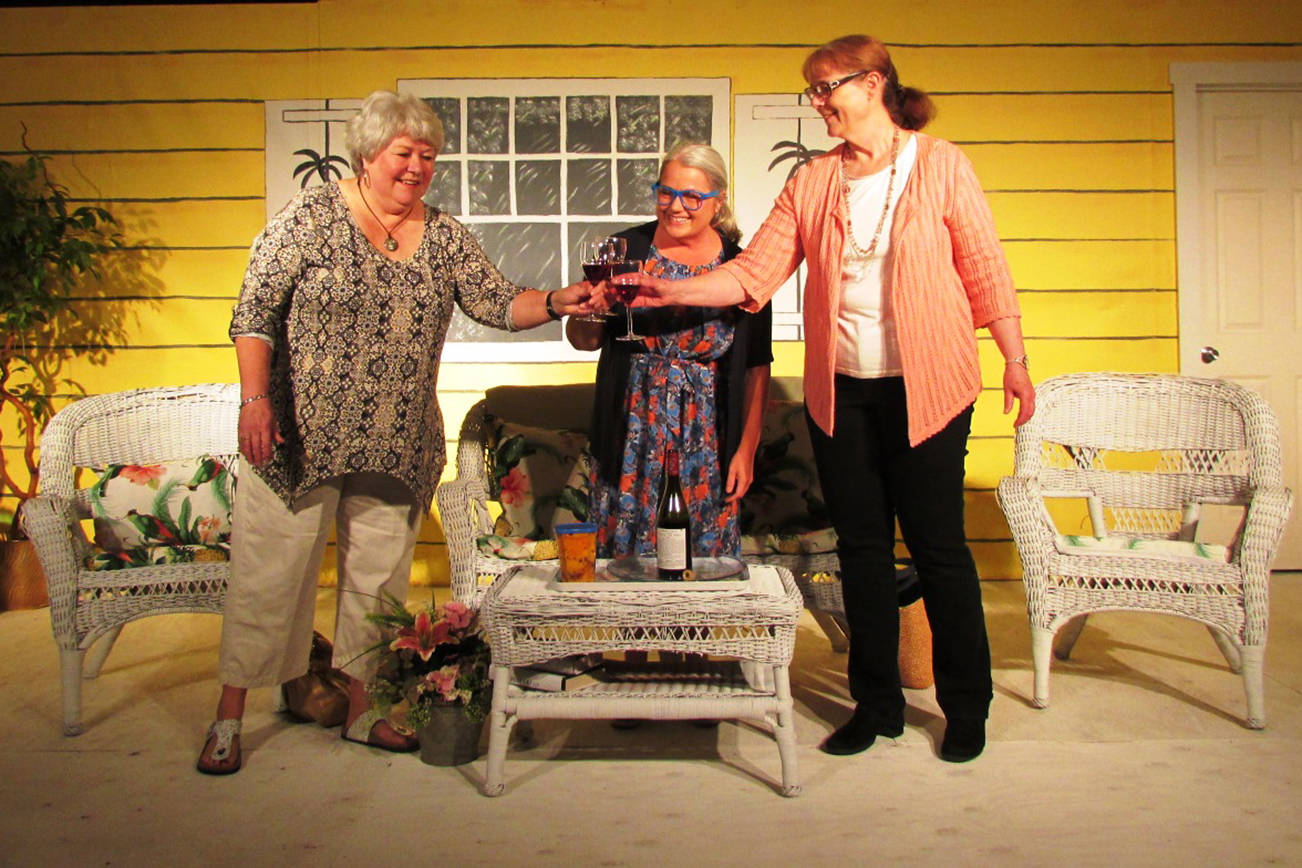 Scott D. Johnston photo The cast of The Savannah Sipping Society includes Anna Frazier, Pamela Nygaard, and Stacy Steele. The comedy is about four unique Southern women, all needing to escape the sameness of their day-to-day routines.